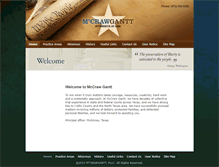 Tablet Screenshot of mccrawgantt.com